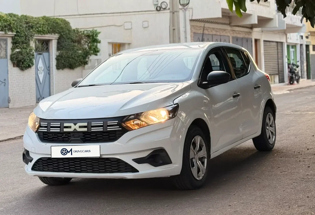 Dacia Sandero White available for rent at Agadir Al Massira Airport